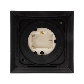 Декоративный фонарь со свечкой и шишкой, бронзовый корпус, размер 14x14x27 см, цвет теплый белый